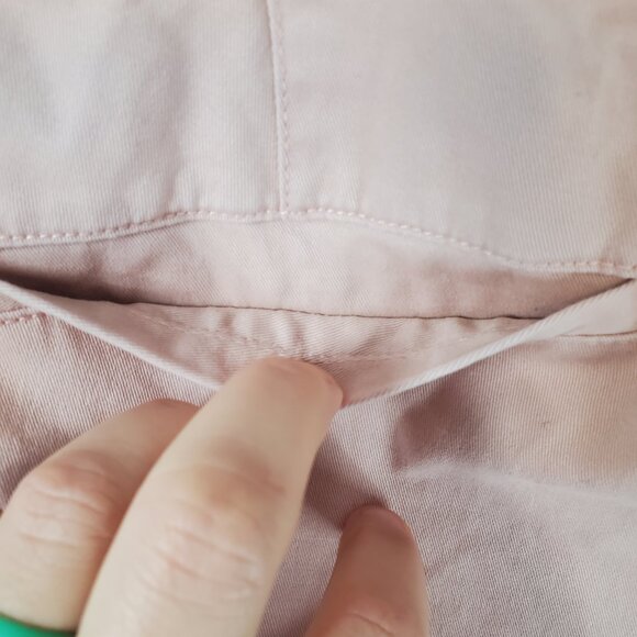 Ana A New Approach Twill Women's Pink Mid Rise 3.5" Inseam Sz 16 Shorts - Picture 9 of 11